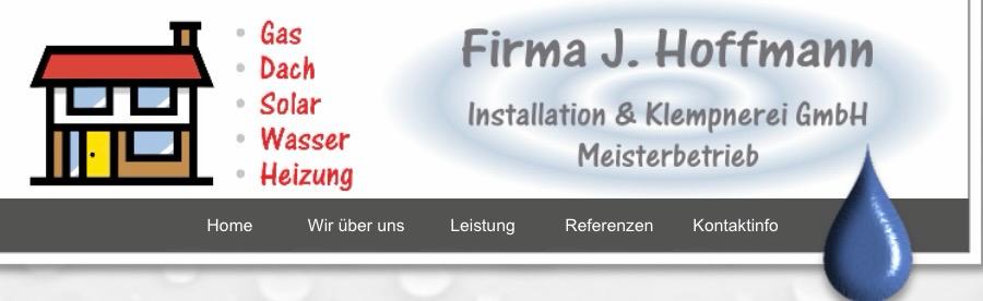 Firma J. Hoffmann Installation & Klempnerei Logo